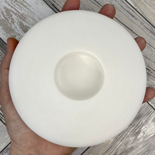 Large Plaster Tealight Holder for Painting