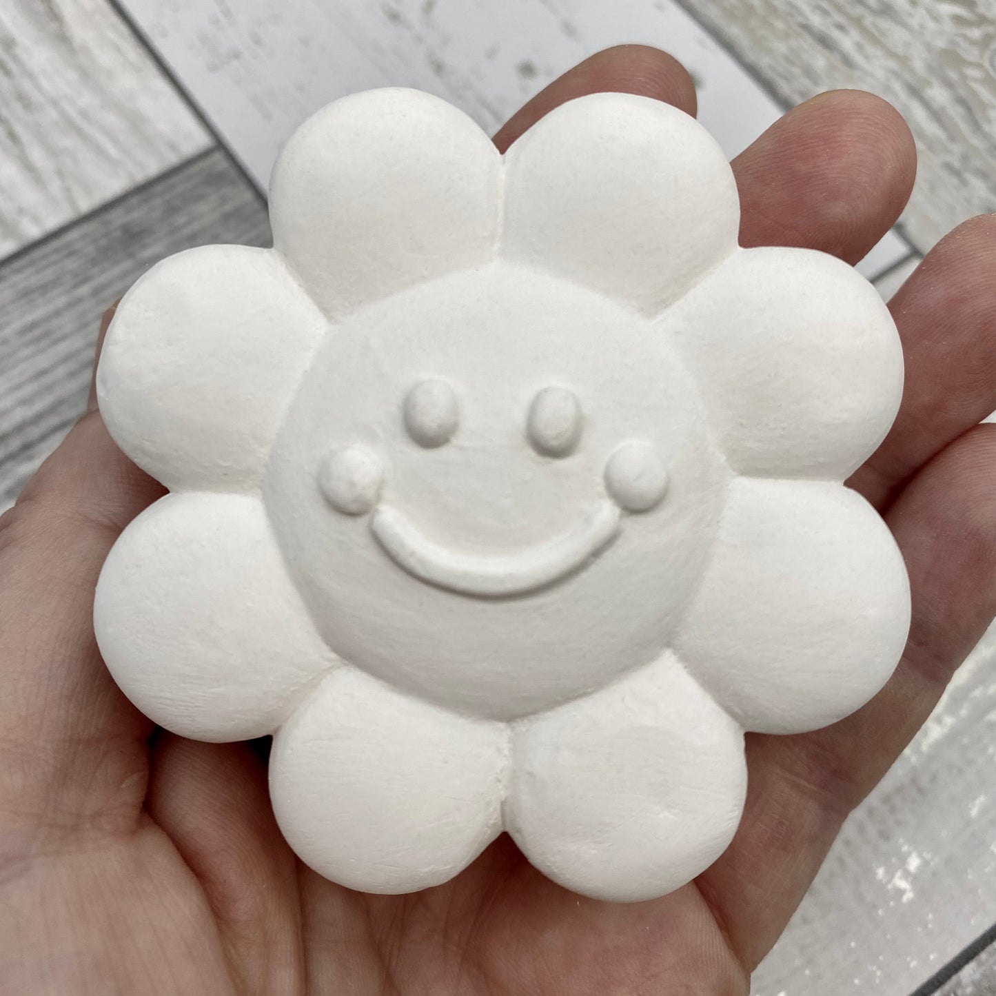 Happy Flower Face Blank