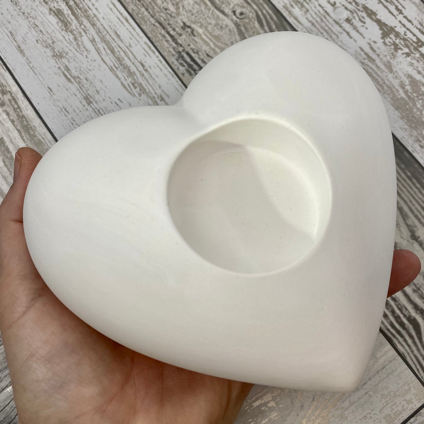 Heart Tealight Holder Blank