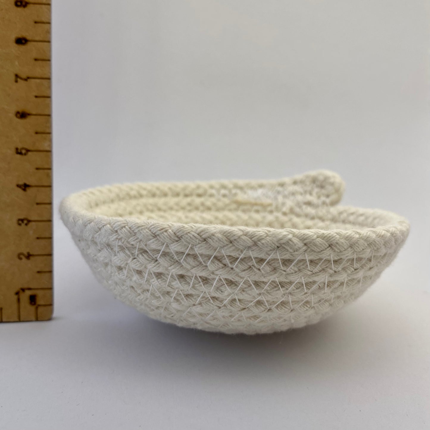 Small White Cotton Rope Bowl for Trinkets – McFloof Makes