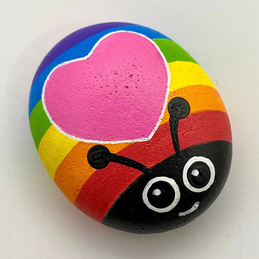 Painted Rock Bugs Monster Pebbles McFloof Makes